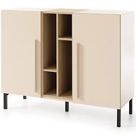 Kommode Sergio SE7 2D Beige/Eiche