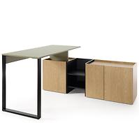 Schreibtisch Sergio SE8+Komoda 3D Eukalyptus/Eiche Baltic