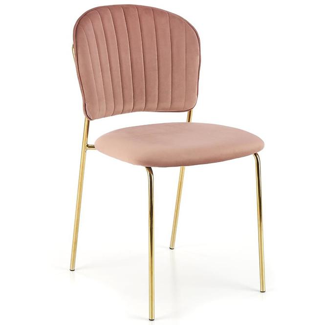 Stuhl K499 Rosa/Gold