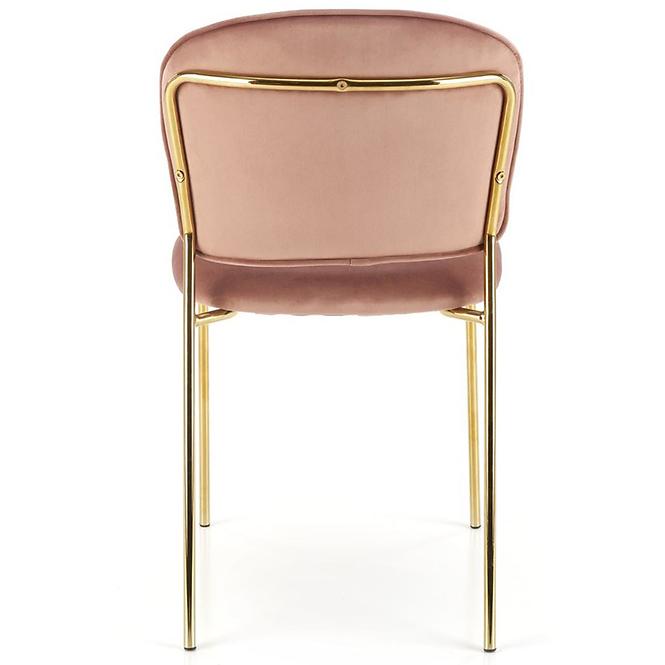 Stuhl K499 Rosa/Gold