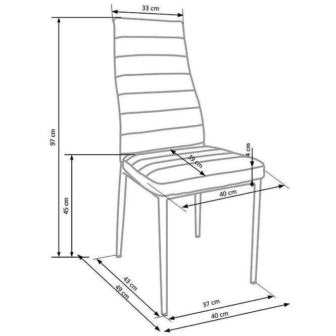 Stuhl K70 Dunkel Braun