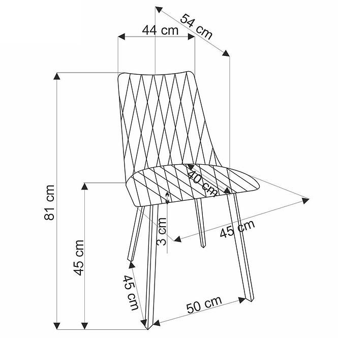 Stuhl K561 Senffarbe