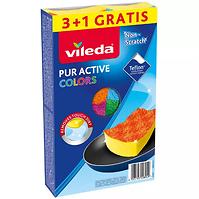 Vileda Pur Active Colors Schwamm 4 Stk