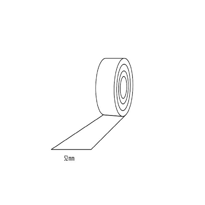 Selbstklebende Sockelleiste PCV 52mm x 5m gefleckte Buche