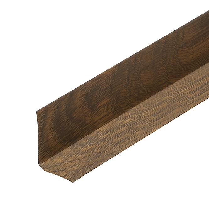 Selbstklebende Sockelleiste PCV 52mm x 5m Wenge-Kastanie