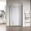 Zen rechteckige Dusche 100x80x195 Chrom,3