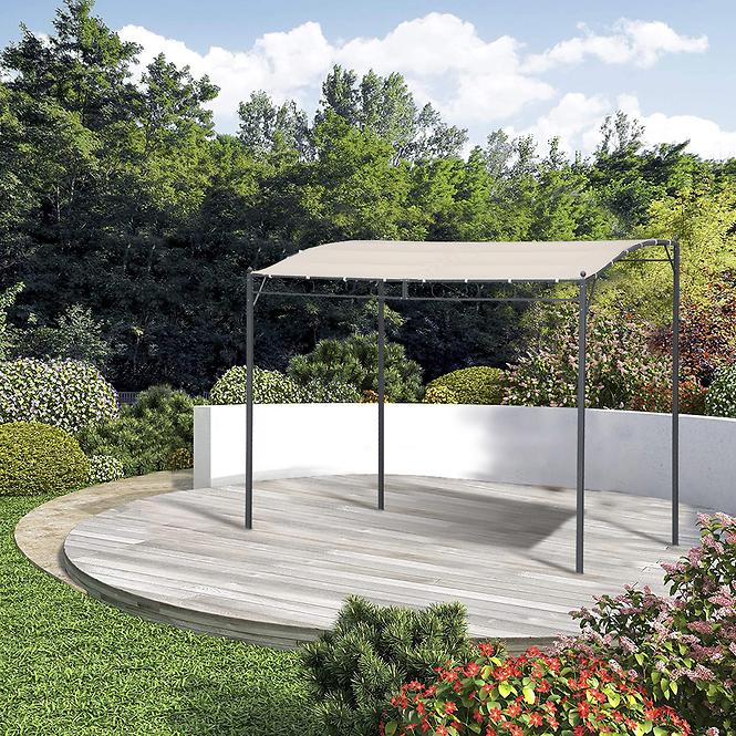 Gartenpavillon 2x3m beige