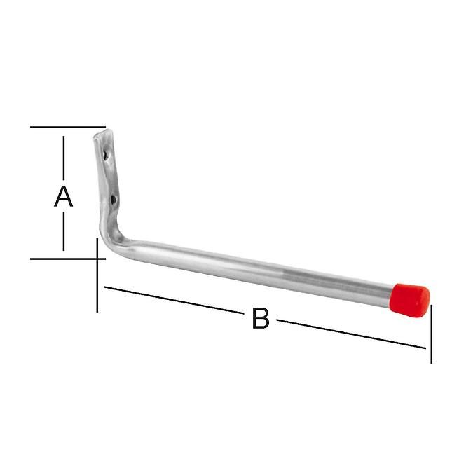 Wandhaken 71x176mm zn