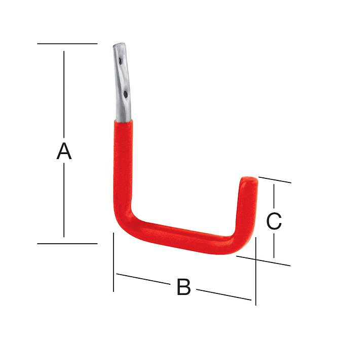 Wandhaken  u 302x250x91 gum