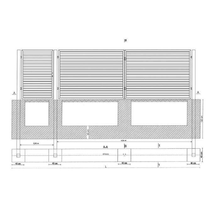 Einzeltor Marcel 0,9M link/ZN