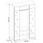 Garderobe Eliza eiche sonoma/glas,3