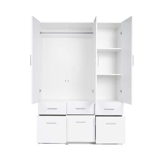 Schrank Snow 136cm Weiß