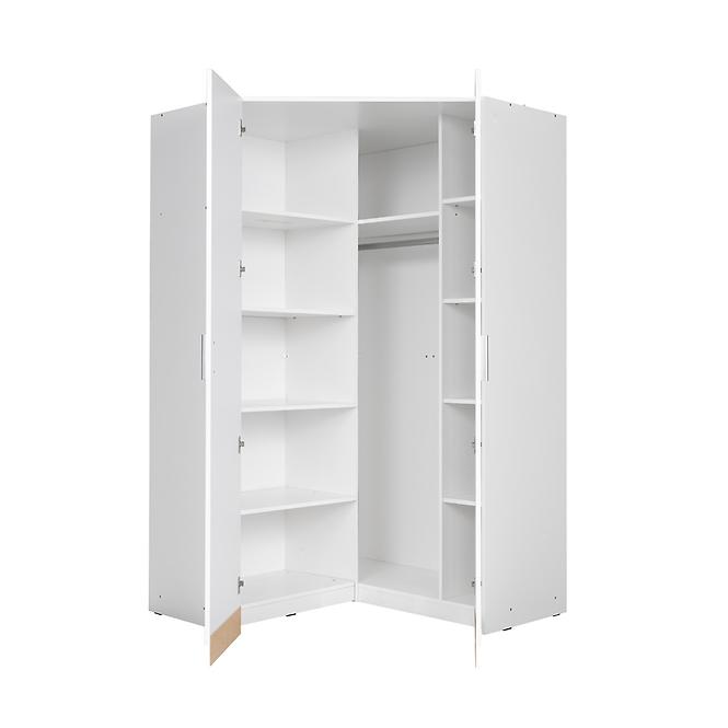 Schrank Snow 117cm Weiß