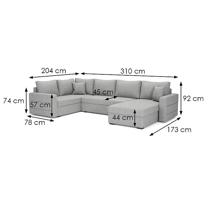 Ecksofa Fado P Cosmic 160