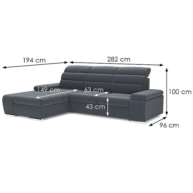 Ecksofa Korfu L rico 14