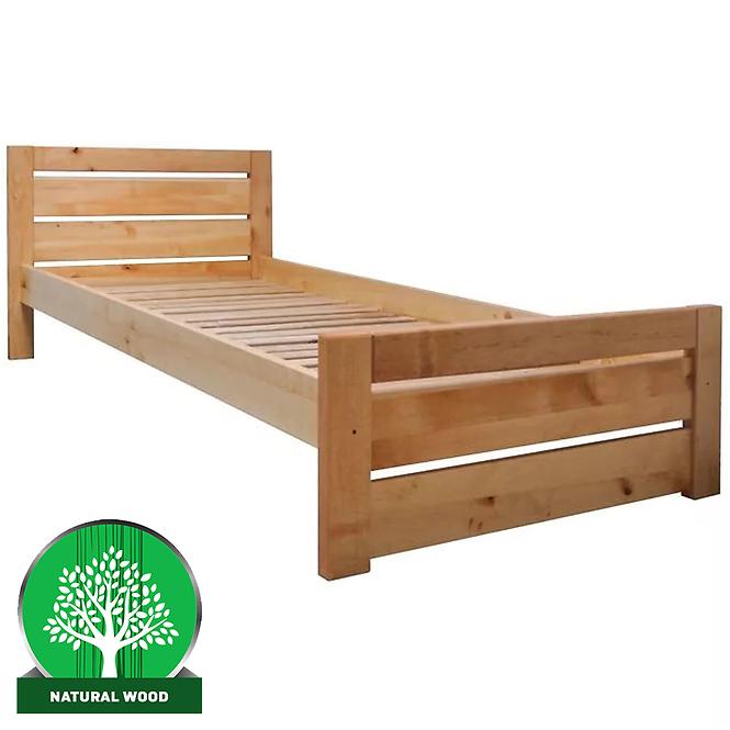 Bett Oliwia 90cm Naturholz Erle