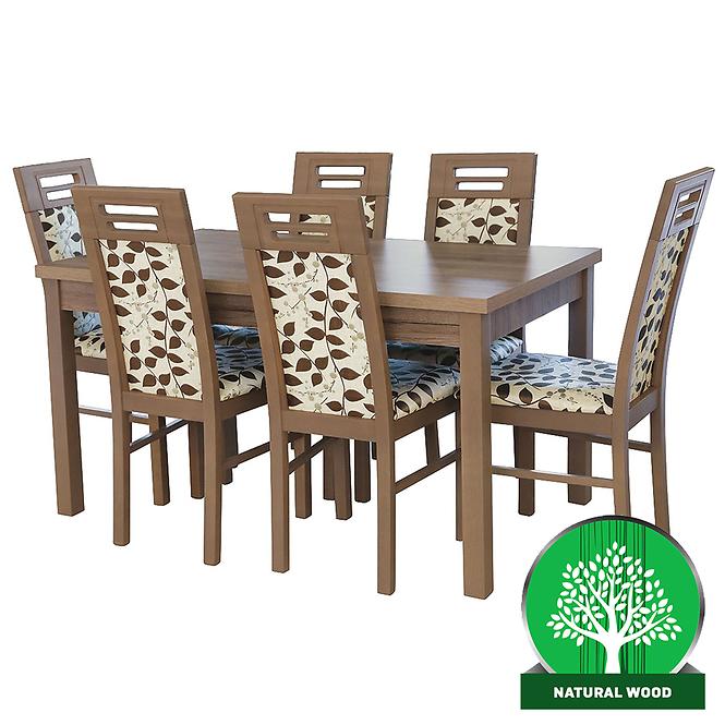 Esszimmer Set Slawek 1+6 ST624 160x90 KR349 eco