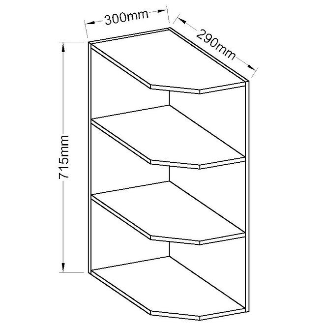 Küchenzeile Grau 30g Zak-72