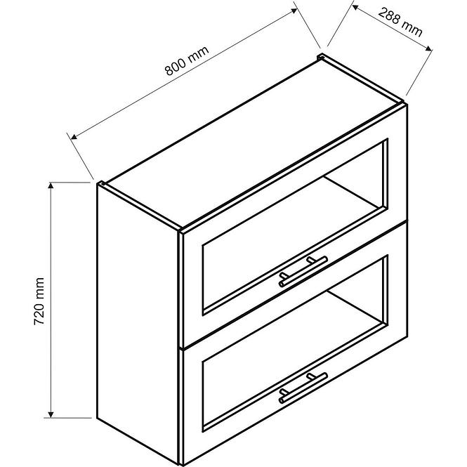 Einbauspülmaschine Blanka sonoma/Akazie ws80 grf/2