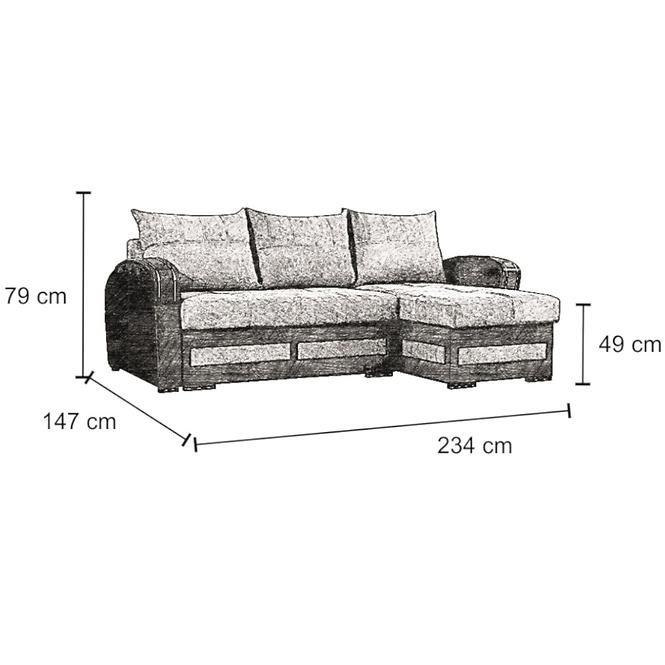 Ecksofa Kewin alfa 19/madryt 1100