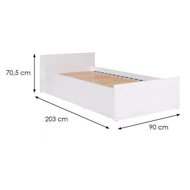 Bett Cosmo 90cm Weiß