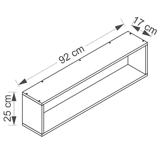 Regal Cosmo 92cm Weiß