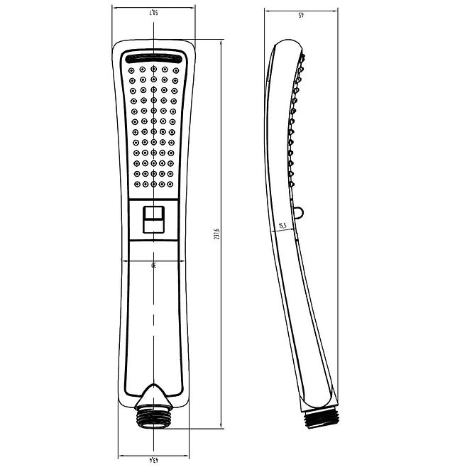 Handbrause Anat  2-Fach Funktion