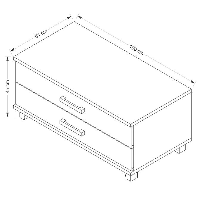 Tv Tisch Maximus 100cm Wenge