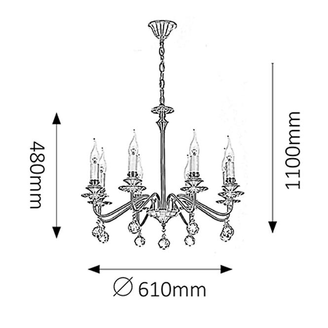 Lampe Beatrice 7059 Lw 8