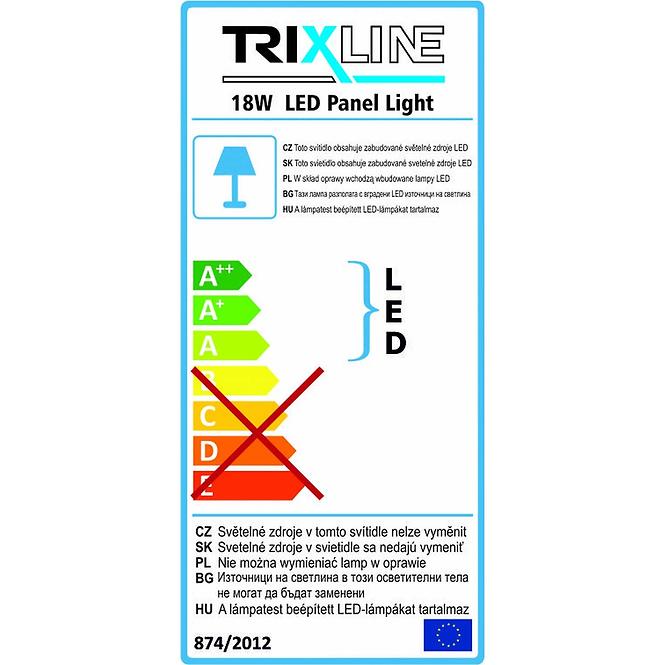 Wandleuchte 18W 2700K WW TR quadratisch