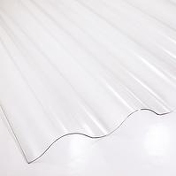 PVC-Wellplatte 2000x900x0,8mm transparent