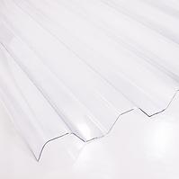 PVC-Wellplatte Trapez 2000x900x0,8mm transparent