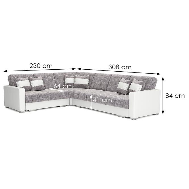 Ecksofa Nero 120 + Berlin 01