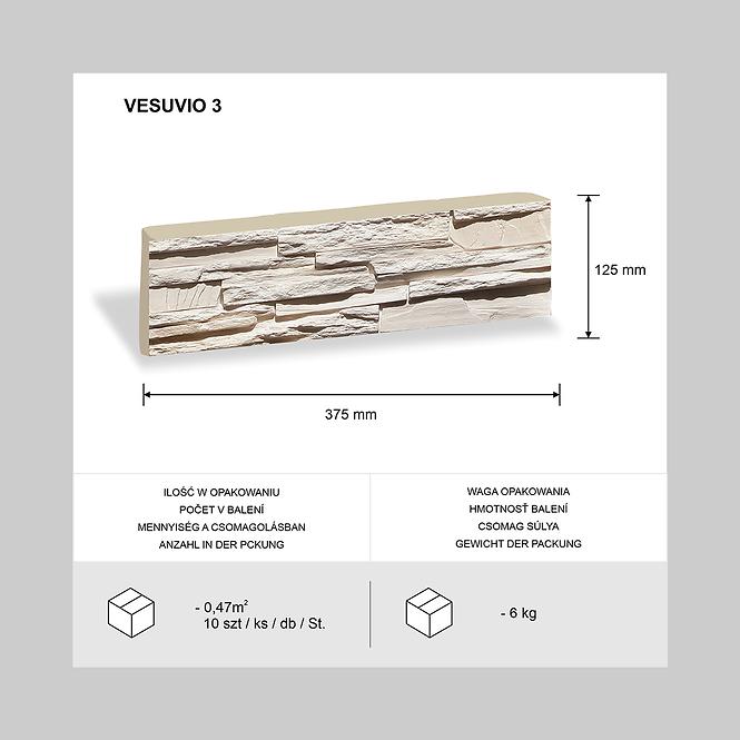 Gipsstein Vesuvio 3 Pack.=0,47m2