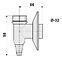 Siphon für Waschmaschinen 039,2