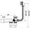 Badewannensiphon SYF 041,2