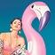 Schwimmsitz Flamingo 173x170cm 41119,6