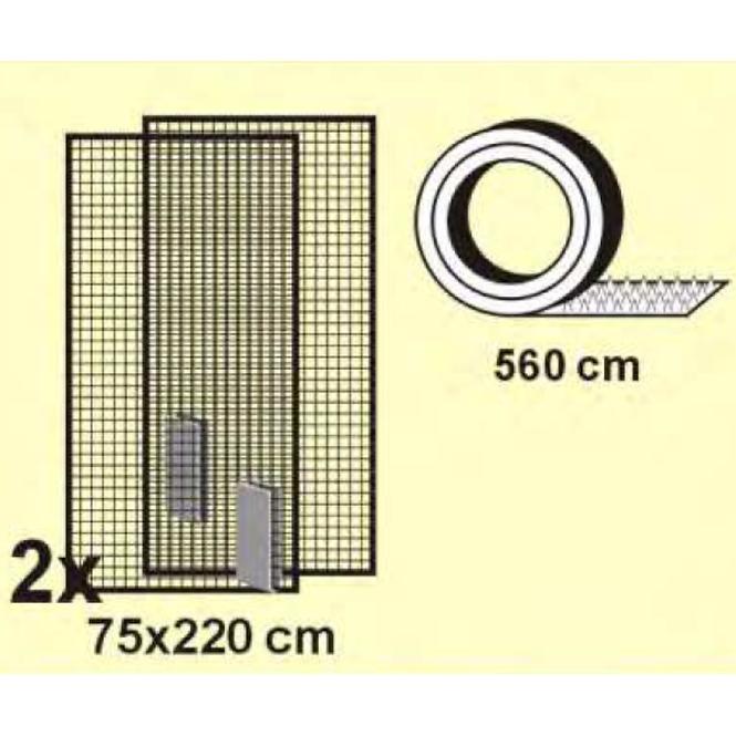 Moskitonetz 140x220 weiß