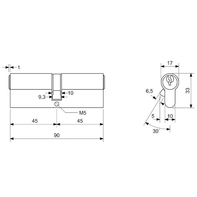 Sicherheitseinlage ES.45/45.NI