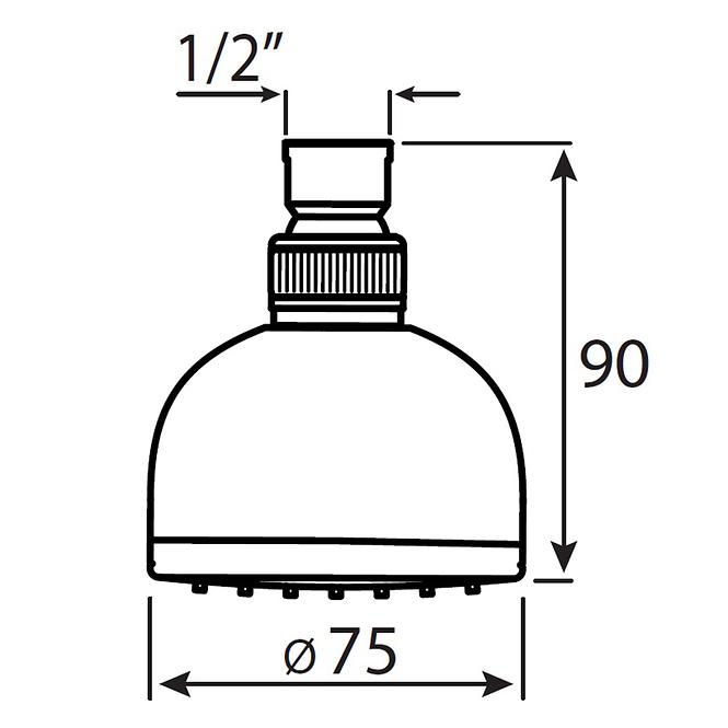 Duschkopf Hebe DES06