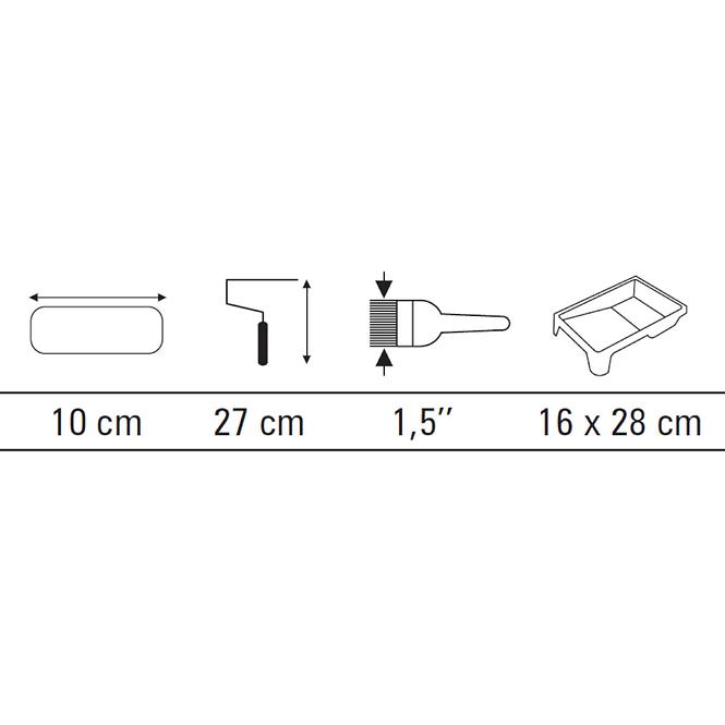 Malerset für Lacke nr 16