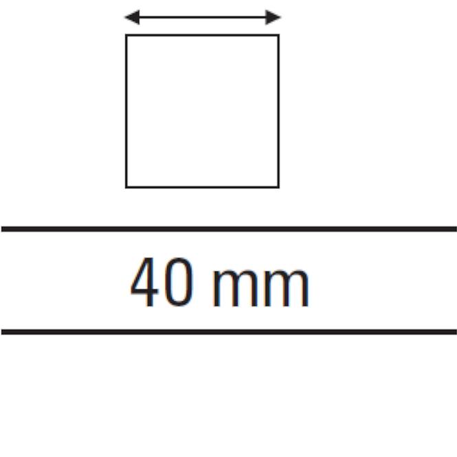 Edelstahl Spachtel 40MM