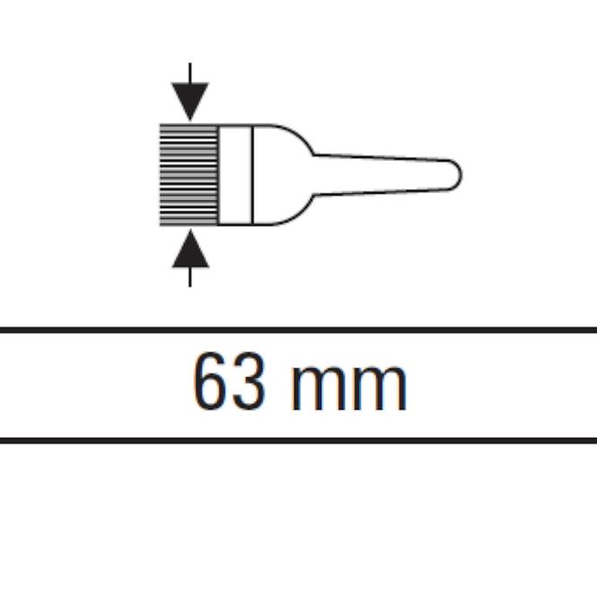 Halbenglischer Pinsel 63