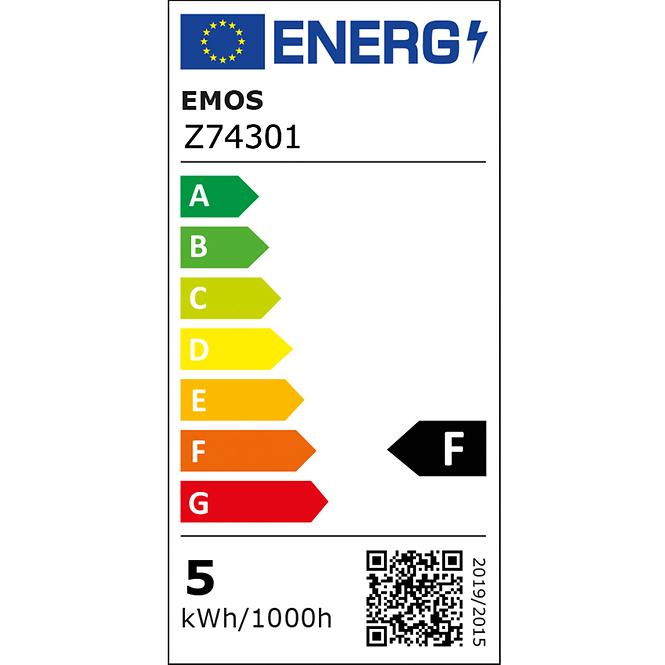 59ZE ŻARÓWKA LED VNT A60 4W E27 WW+ Z74301