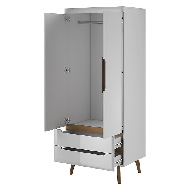 Schrank Nordi 80cm Weiß