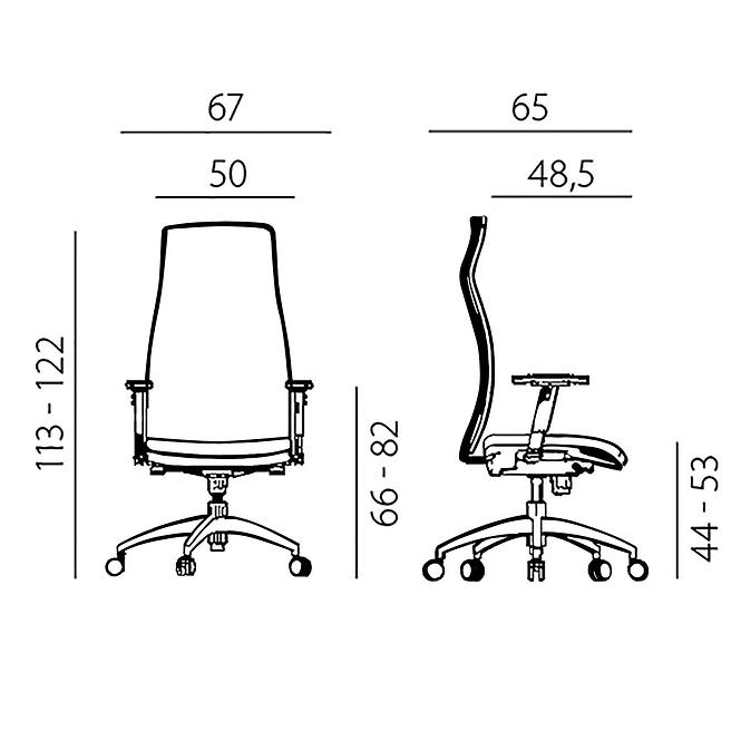 Bürostuhl Sander, Schwarz