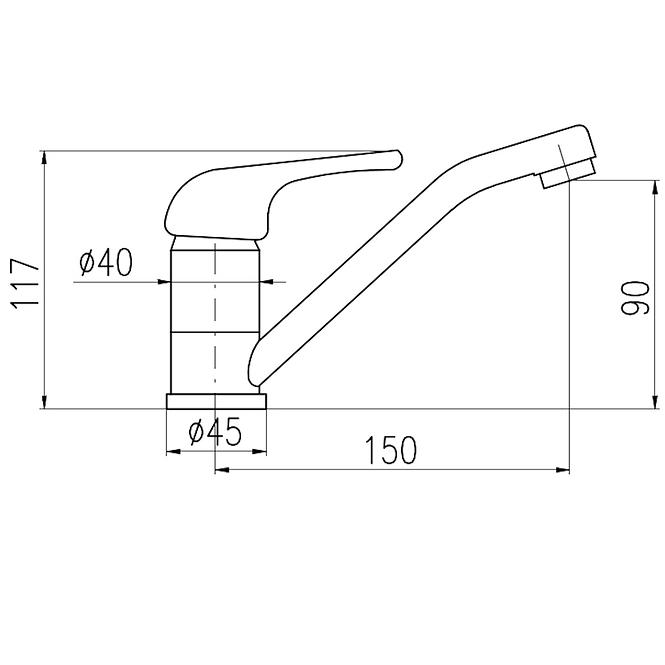 Waschbeckenarmatur Sazava SA015.0