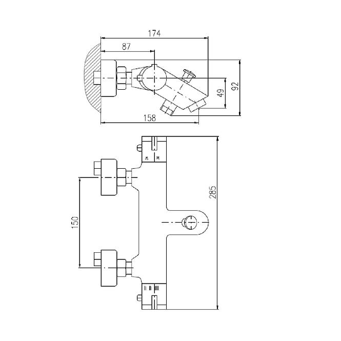 Badewannenarmatur TRM54.5