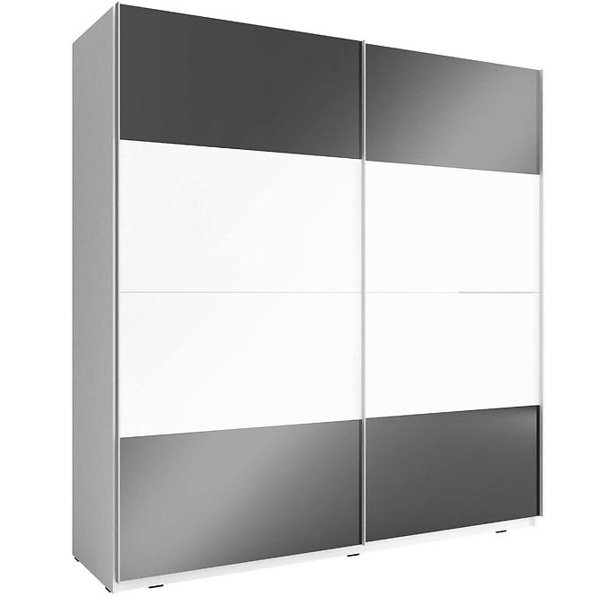 Schrank Mika Multi 200cm Weiß/Schrank