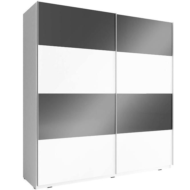 Schrank Mika Multi 200cm Weiß/Schrank